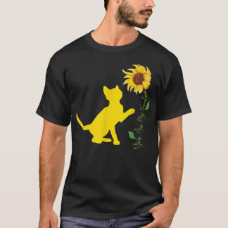 T-shirt Vous Êtes Mon Sunshine Sunflower Cuisine Chats Lov