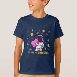 T-shirt Vous Êtes Mon Univers - Aimant Spatial Des Astrona