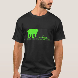 T-shirt Vous êtes morts de l'ours Court-Fait face