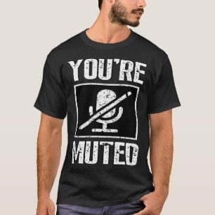 T-shirt Vous êtes muet Arrêtez de parler