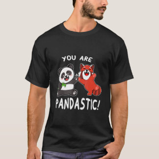 T-shirt Vous Êtes Pandastic Red Panda Animaux