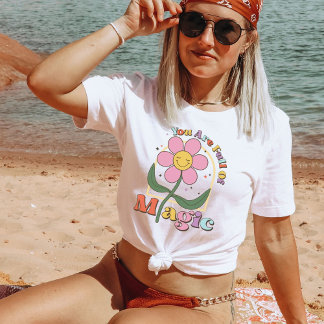 T-shirt Vous êtes plein de magie, Good Vibes Retro Daisy C