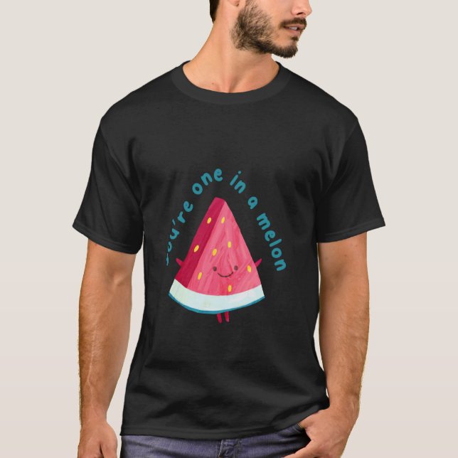 T-shirt Vous êtes un dans une conception de pastèque migno (Devant)