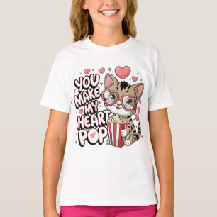 T-shirt Vous faites exploser mon cœur Design de la Saint-V