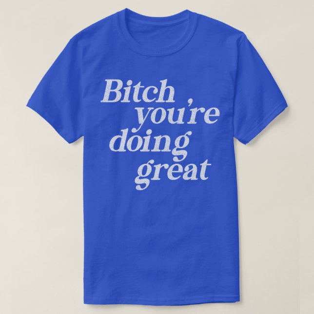 T-shirt Vous faites une grande conception de la typographi (Design devant)