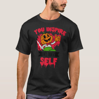 T-shirt Vous Inspire Mon Intérieur D'Halloween Jack-o'-lan