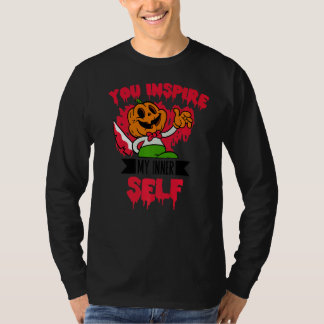 T-shirt Vous Inspire Mon Intérieur D'Halloween Jack-o'-lan