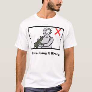 T-shirt Vous le faites faux