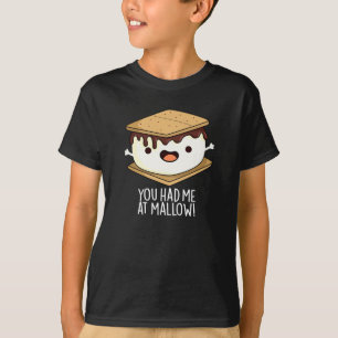 T-shirt Vous M'Avez Eu À Mallow Drôle Plus De Pun Dark BG