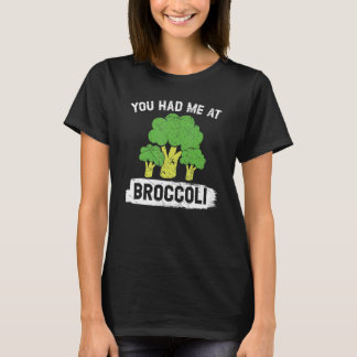 T-shirt Vous M'Avez Eu Chez Broccoli Vegan Vegetable Veg S