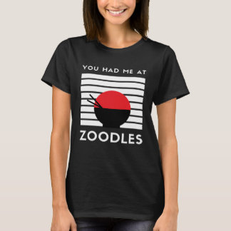 T-shirt Vous M'Avez Eu Chez Zoodles Keto Foodie