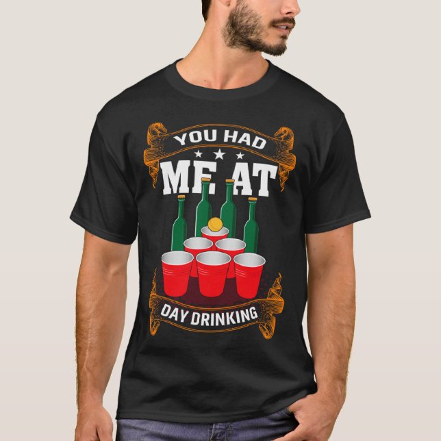 T-shirt Vous M'Avez Fait Boire Le Jour Hommes Femmes (Devant)