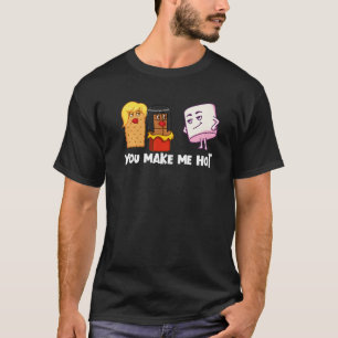 T-shirt Vous Me Faites Chaud S'Mores Marshmallow Camping S