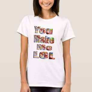 T-shirt Vous Me Faites Lol Logo,