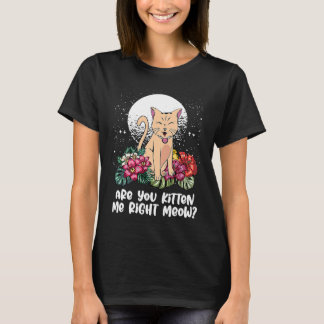 T-shirt Vous Me Faites Marcher Chat Humour Thème Chat
