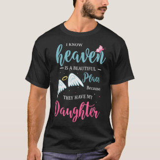 T-shirt Vous me manquez et je sais que le Ciel est un bel 