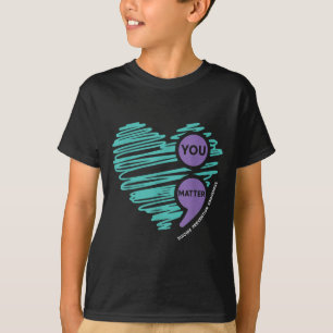 T-shirt Vous mois de la sensibilisation à la prévention du