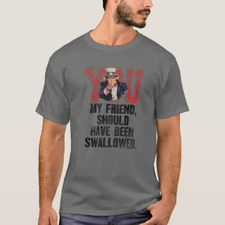 T-shirt Vous, Mon Ami, Auriez Dû Être Endommagé Crass Hum