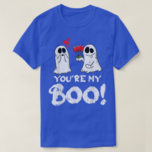 T-shirt Vous Mon Boo Lazy Costume Halloween Funny Ghost Co (Design devant)