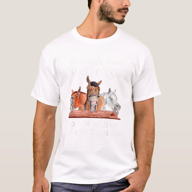 T-shirt Vous n'avez pas besoin d'être fou pour voyager ave (Devant)