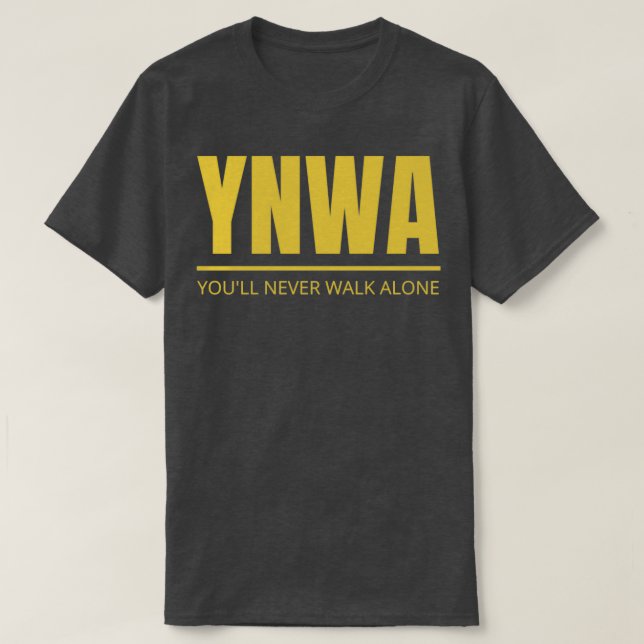 T-shirt Vous ne marcherez jamais seul LIVERPOOL (Design devant)
