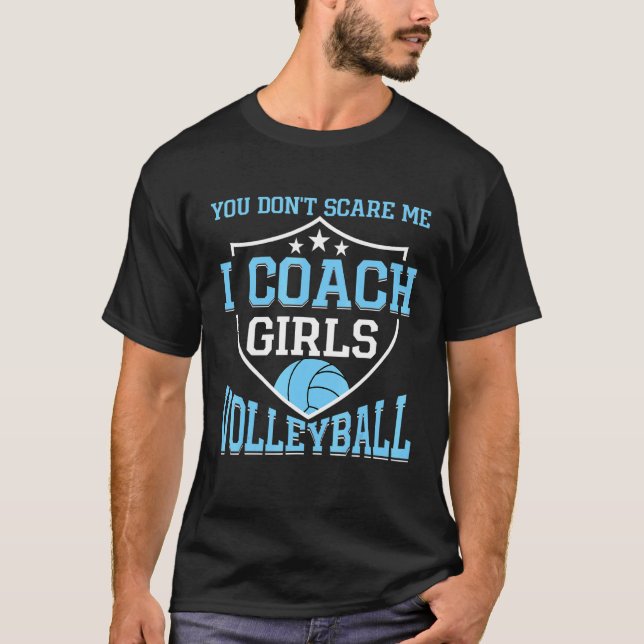 T-shirt Vous ne me faites pas peur J'Entraîne des filles V (Devant)