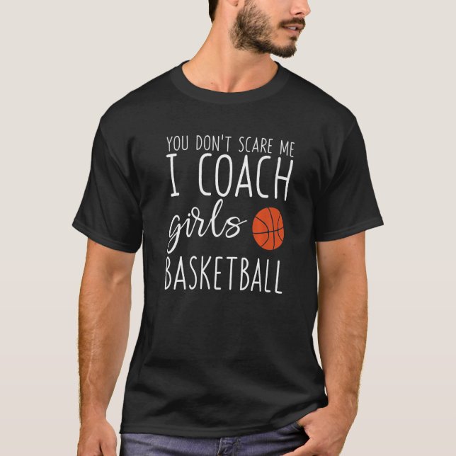 T-shirt Vous ne me faites pas peur J'Entraîne Filles Baske (Devant)