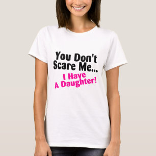 T-shirt Vous ne m'effrayez pas que j'ai un rose et un noir