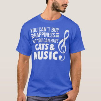 T-shirt Vous ne pouvez pas acheter avoir des chats & musiq