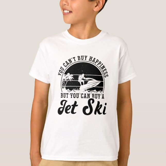 T-shirt Vous ne pouvez pas acheter Happiness Jet Ski Jet S (Devant)