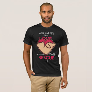 T-shirt Vous ne pouvez pas acheter l'amour mais vous pouve