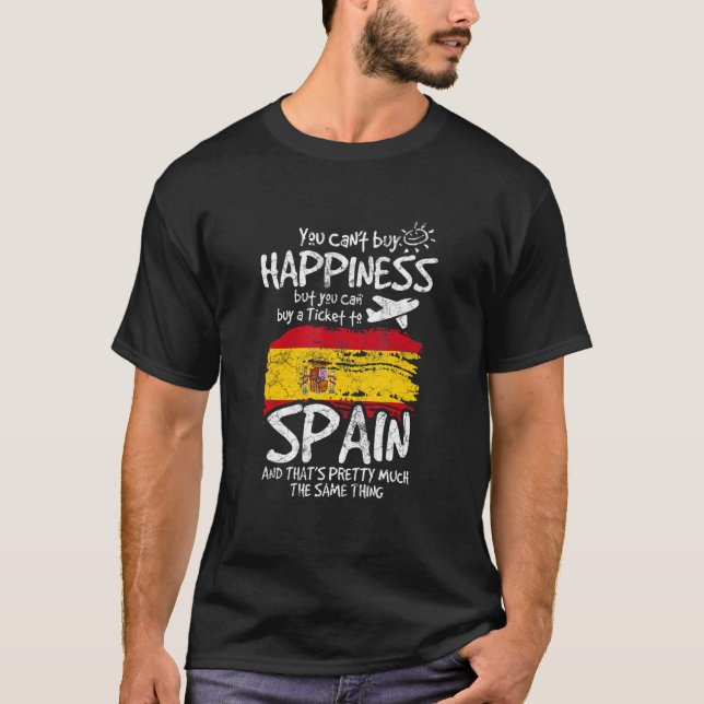T-shirt Vous Ne Pouvez Pas Acheter Le Bonheur Mais Vous Po (Devant)