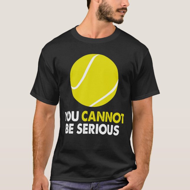 T-shirt Vous ne pouvez pas être sérieux Super 1970 Retro H (Devant)