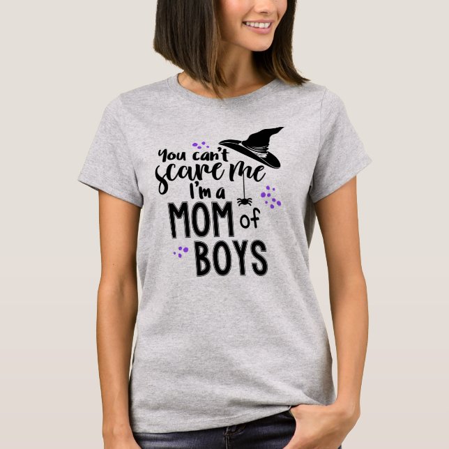 T-shirt Vous ne pouvez pas m'effrayer que je suis une (Devant)