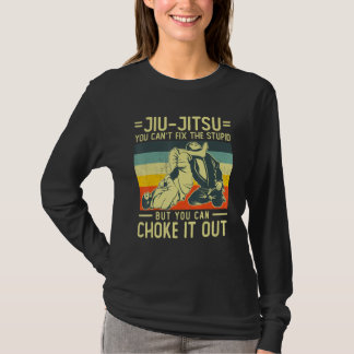 T-shirt Vous ne pouvez pas réparer un abruti Vintage BJJ J