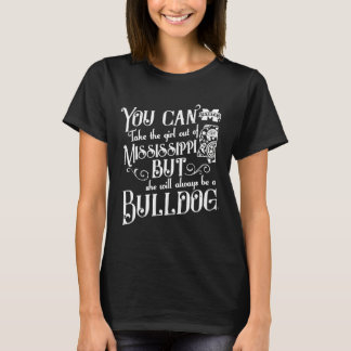 T-shirt Vous Ne Pouvez Pas Sortir La Fille Du Mississippi 
