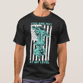 T-shirt Vous N'Êtes Pas À Mon Niveau Surveillant Terrestre