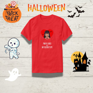 T-shirt "Vous n'êtes pas mon groupe sanguin" Funny Vampire