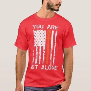 T-shirt Vous N'Êtes Pas Seul Sensibilisation Au TDAH Drape