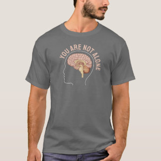 T-shirt Vous n'êtes pas seul - Soutien en santé mentale