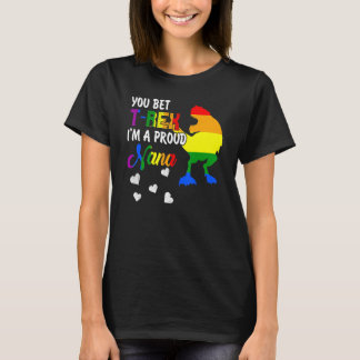 T-shirt Vous Pariez À Rex Je Suis Fier Nana Pride Lgbt Hap