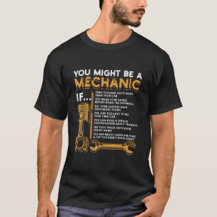 T-shirt Vous Pourriez Être Un Mécanicien Si Drôle Cadea