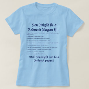 T-shirt Vous pourriez être un païen de plouc si…