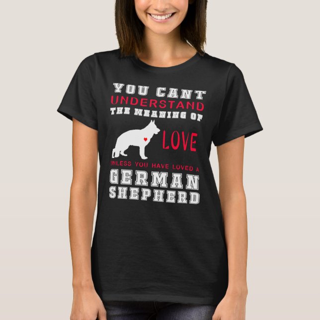 T-shirt Vous Pouvez Comprendre Le Sens De L'Amour À Moins  (Devant)