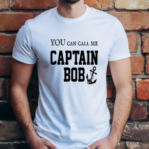 T-shirt VOUS pouvez m'appeler Capitaine Bob