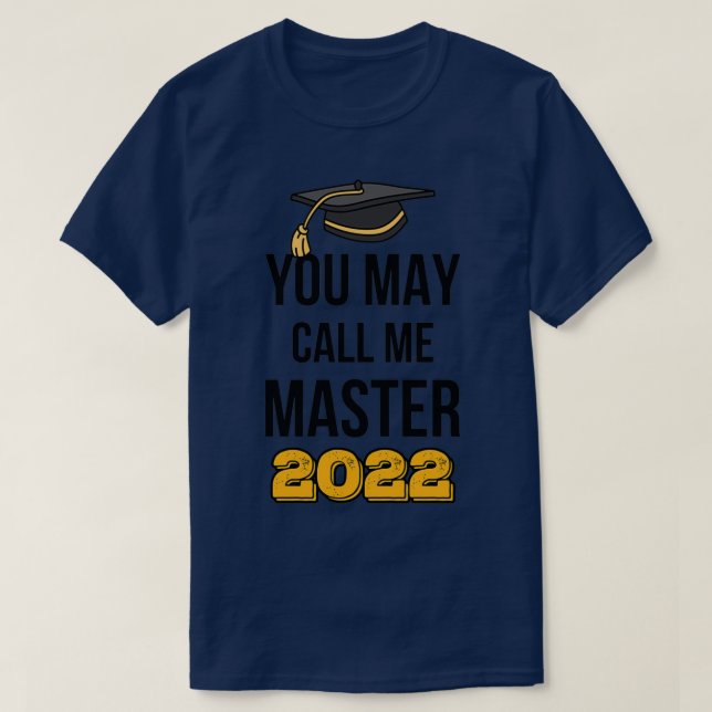 T-shirt Vous Pouvez M'Appeler Master 2022 II 1 (Design devant)