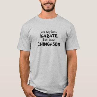T-shirt Vous pouvez savoir le karaté, mais je connais