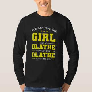 T-shirt Vous Pouvez Sortir La Fille D'Olathe Kansas Girlfr