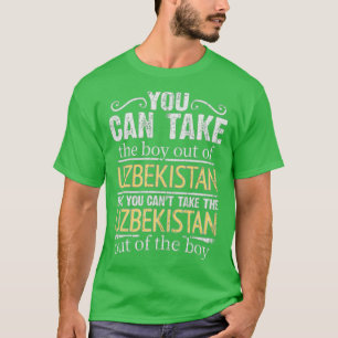 T-shirt Vous Pouvez Sortir Le Garçon D'Ouzbékistan Mais Vo