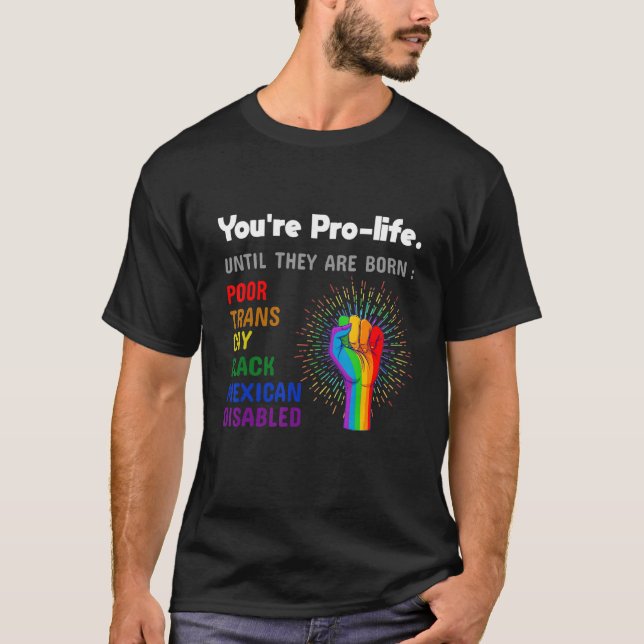 T-shirt Vous Provie Jusqu'À Ce Qu'Ils Soient Nés Gay pride (Devant)